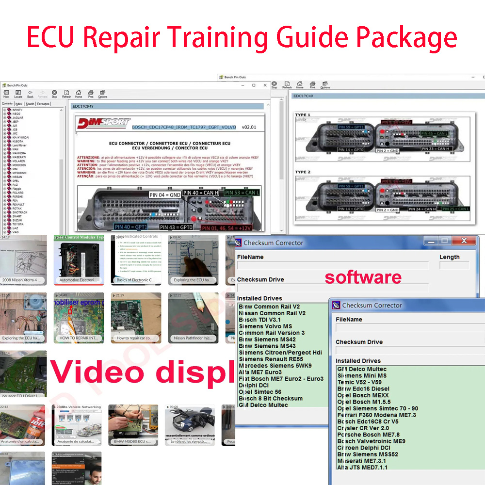 ECU Repair Training Guide Pack - Electronics Repair Guide review and price