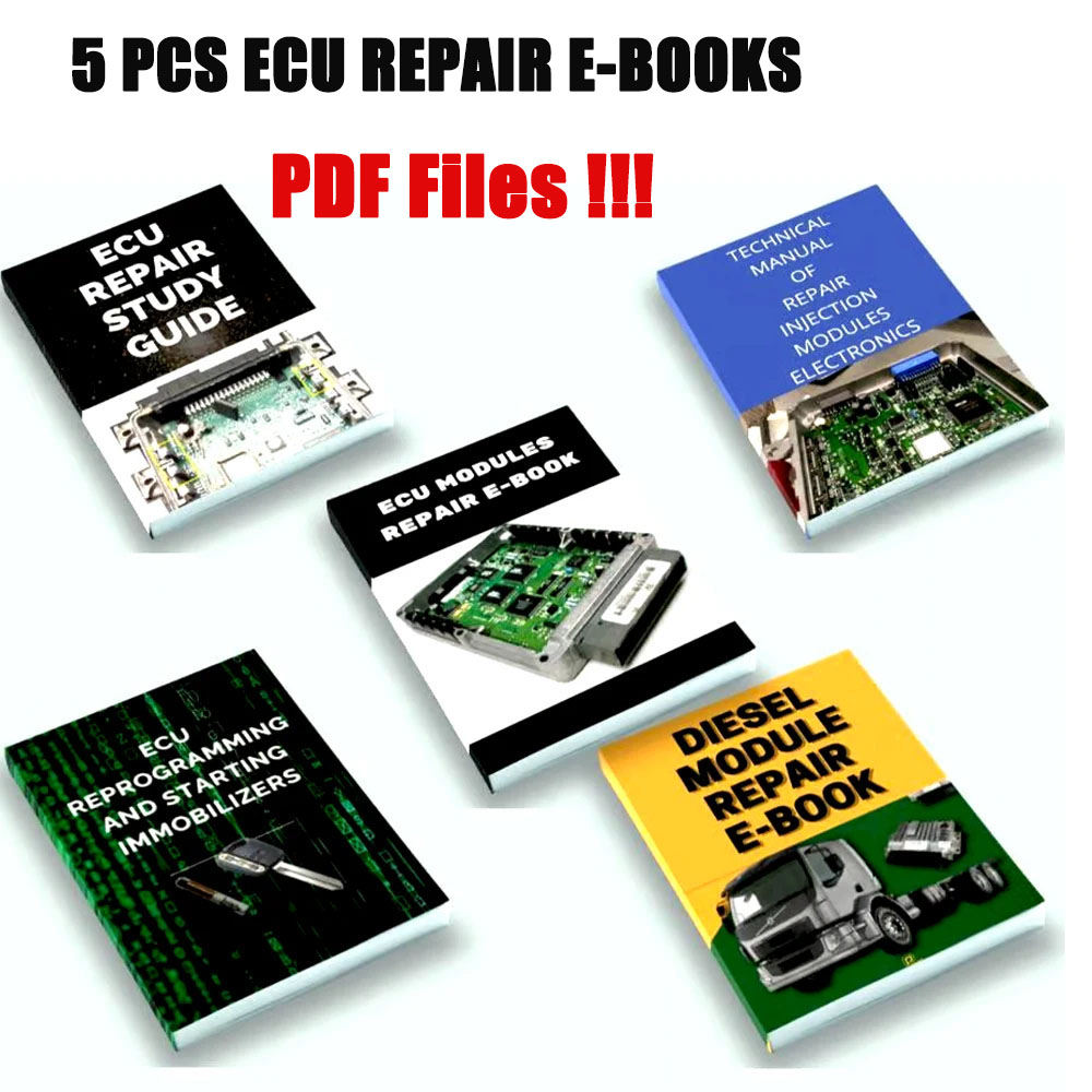 5 PCS ECU REPAIR Manuals E-BOO - Electronics Repair Guide review and price