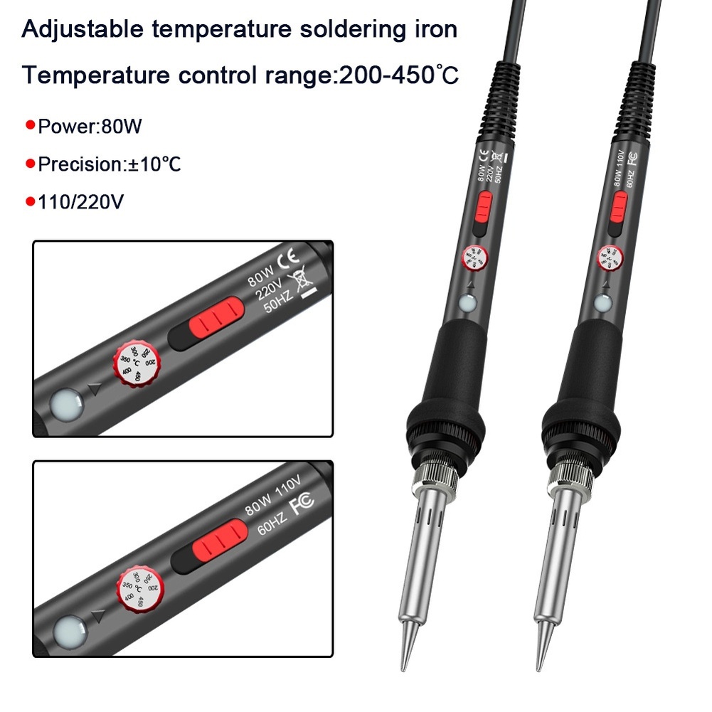 80W Soldering Iron Kit With Sw - Electronics Repair Shop review and price