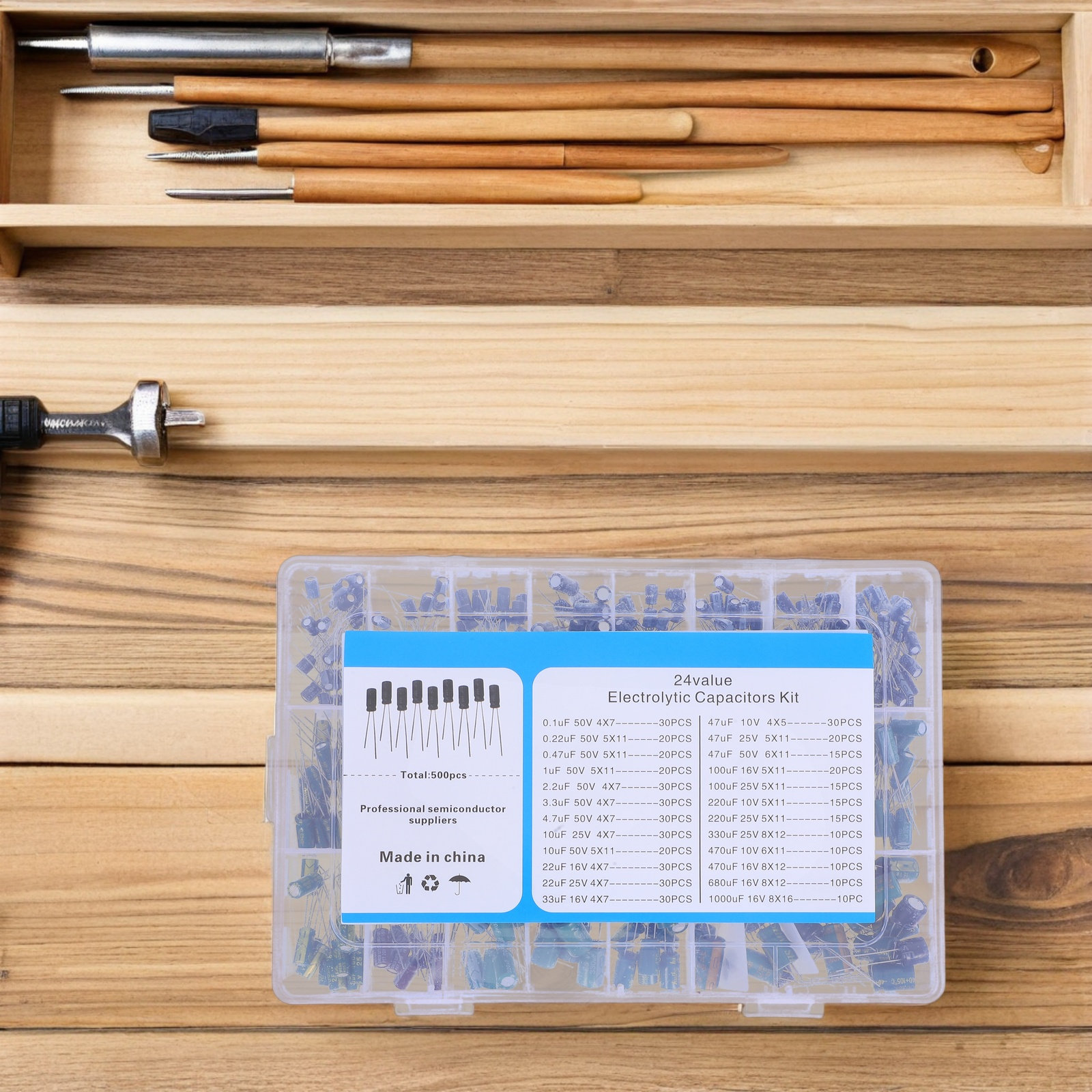 500Pcs Aluminum Electrolytic C - Repair Electronics review and price