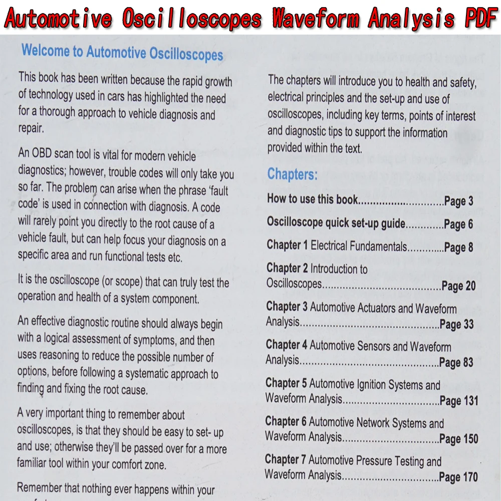 Automotive Oscilloscopes Wavef - Electronics Repair Guide review and price