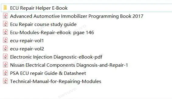 10 PCS ECU REPAIR E-Book Cours - Electronics Repair Guide review and price